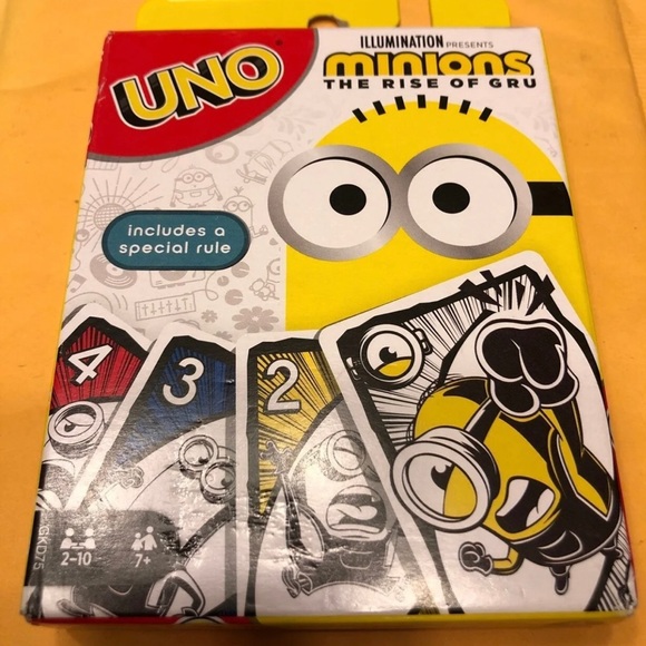 Mattel Toys Uno Cards Nwt Minions The Rise Of Gru Cards Poshmark